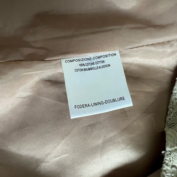 Alexander McQueen Tan Trench Coat with Lace Vintage Women’s Size S - Picture 7 of 8